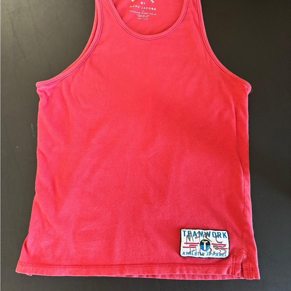 Marc Jacobs Red Mens Tank Top Medium